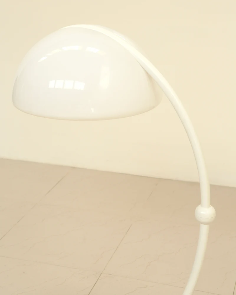 Vintage Floor Lamp "Serpente" by Elio Martinelli for Martinelli Luce 70's, 1960s