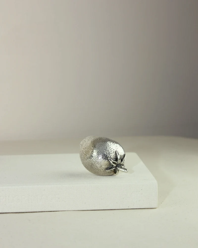 Fruits Table Figures Plated in 925 Silver
