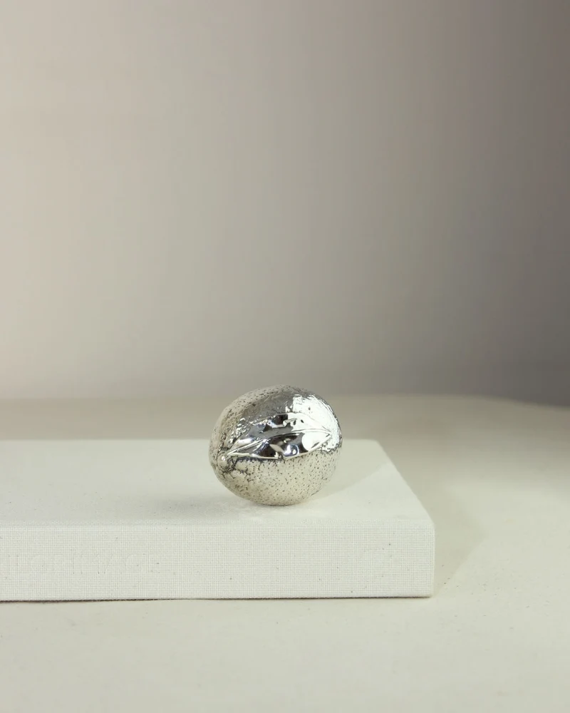 Fruits Table Figures Plated in 925 Silver