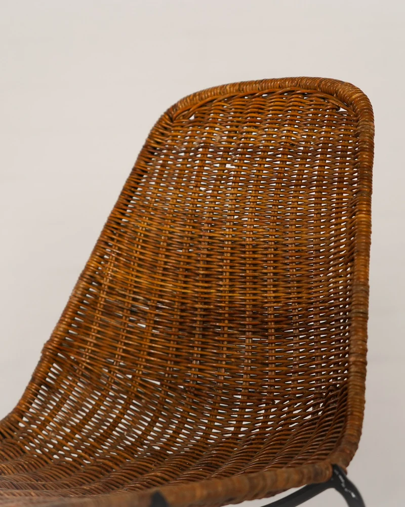 Basket Chair by Gian Franco Legler for Bonacina