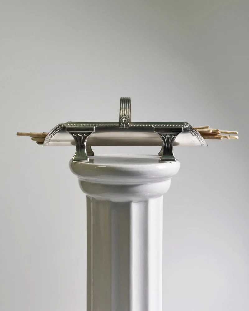 Italian Empire / Art Deco Style Grissini Holder