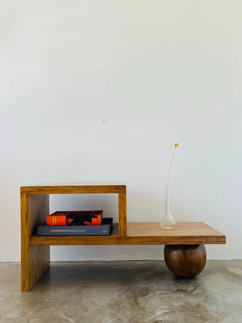Brazilian Wood Lina Side Table