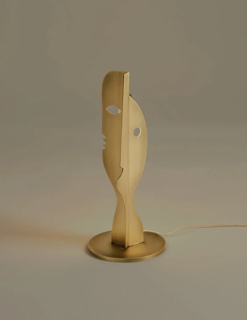 Deramo Brass Table Lamp