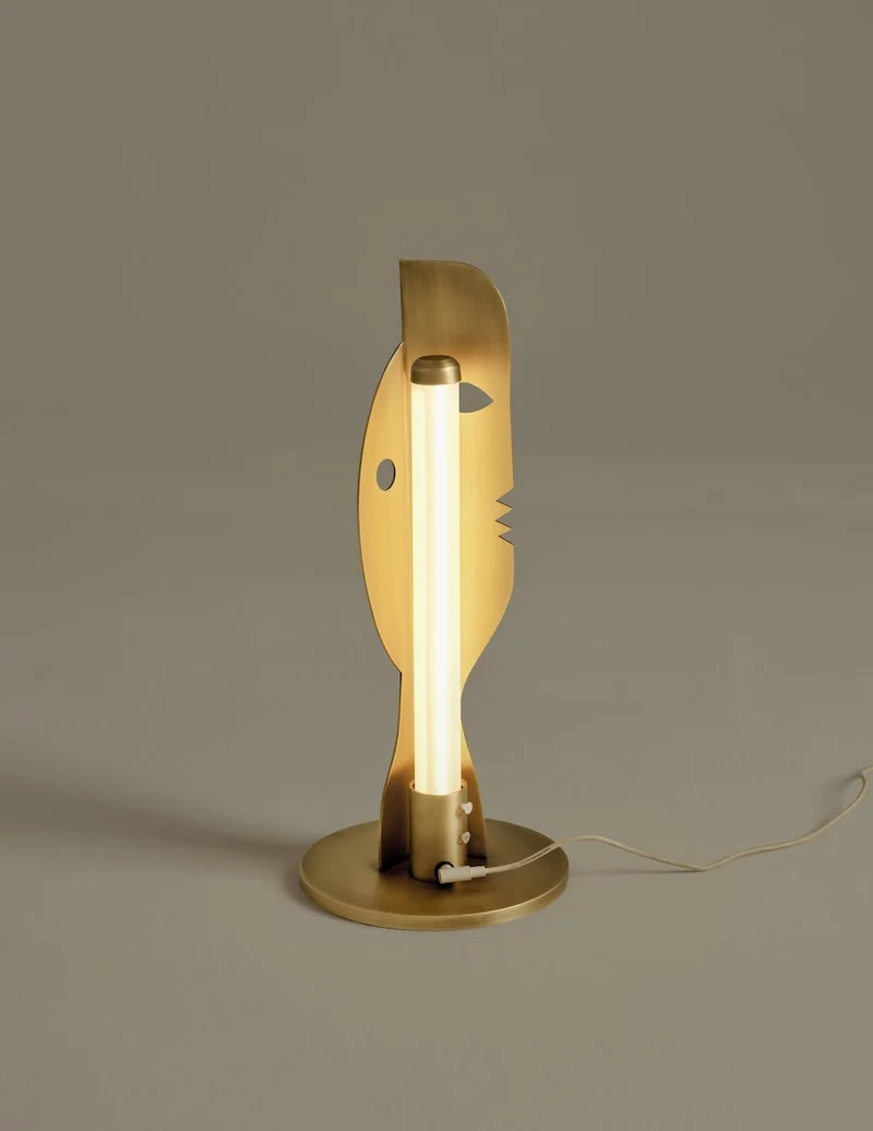 Deramo Brass Table Lamp
