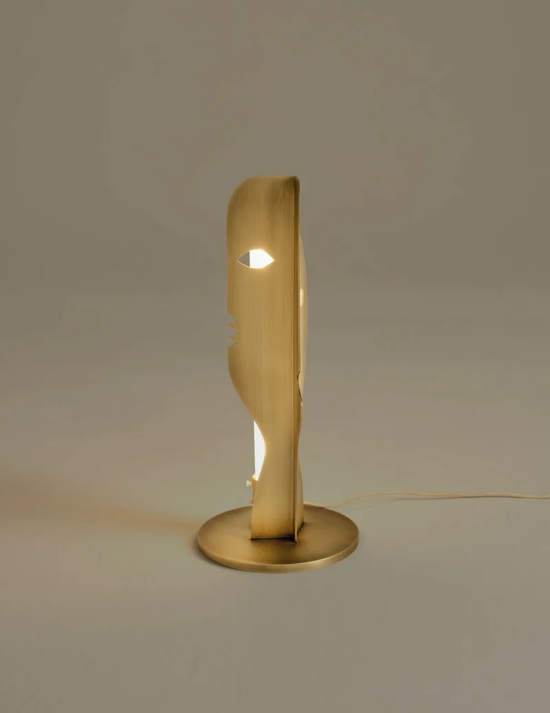 Deramo Brass Table Lamp
