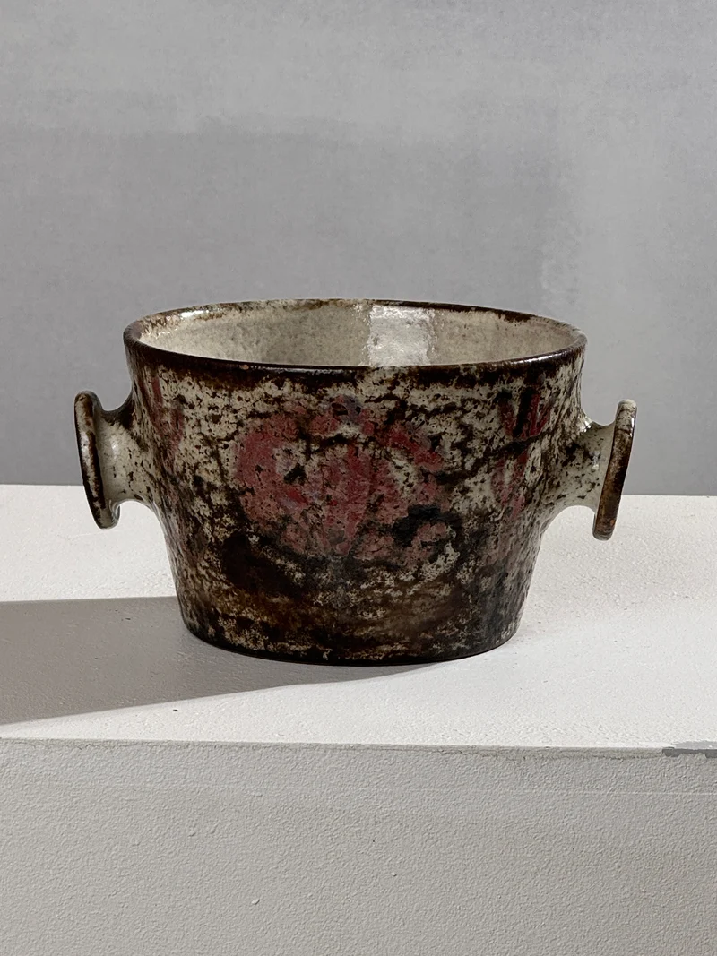 Ceramic Bowl by Gustave Reynaud, Atelier Le Mûrier, Vallauris, 1950s