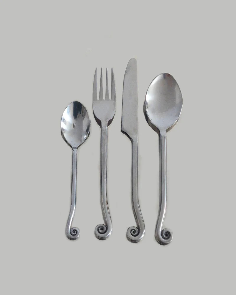 Set of 4 Spiral Cutlery