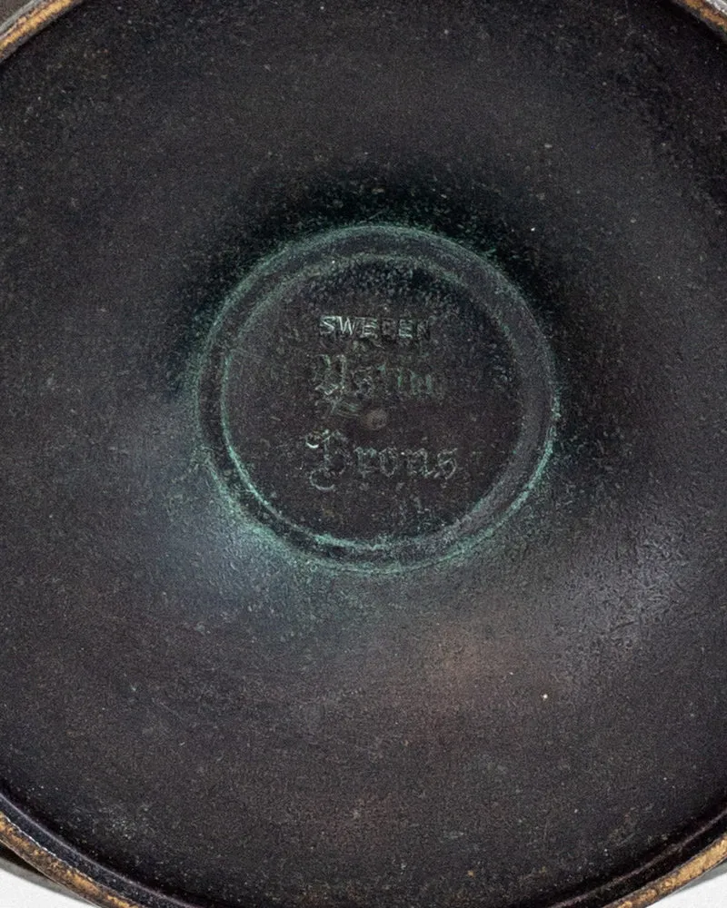 Art Deco Bronze Pedestal Bowl by Ystad Metall, Sweden 1930s