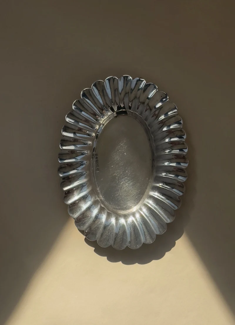 Vintage Silver-Plated Trinket Tray