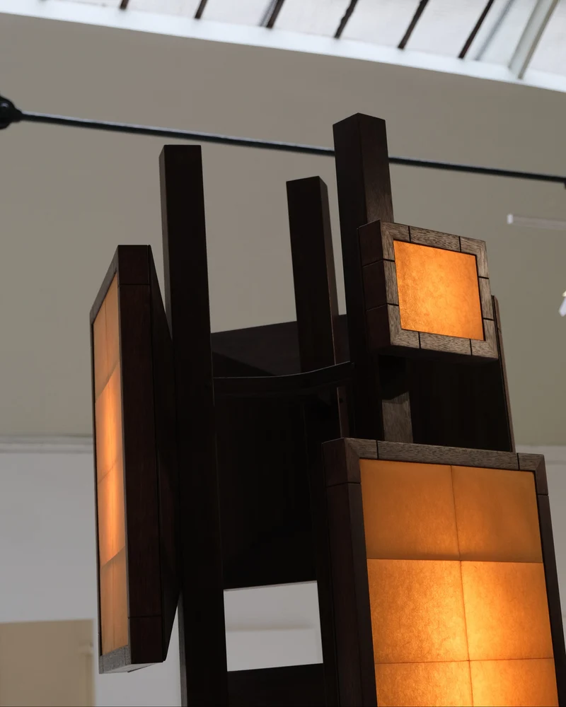 Antenna Totem Glass Floor Lamp