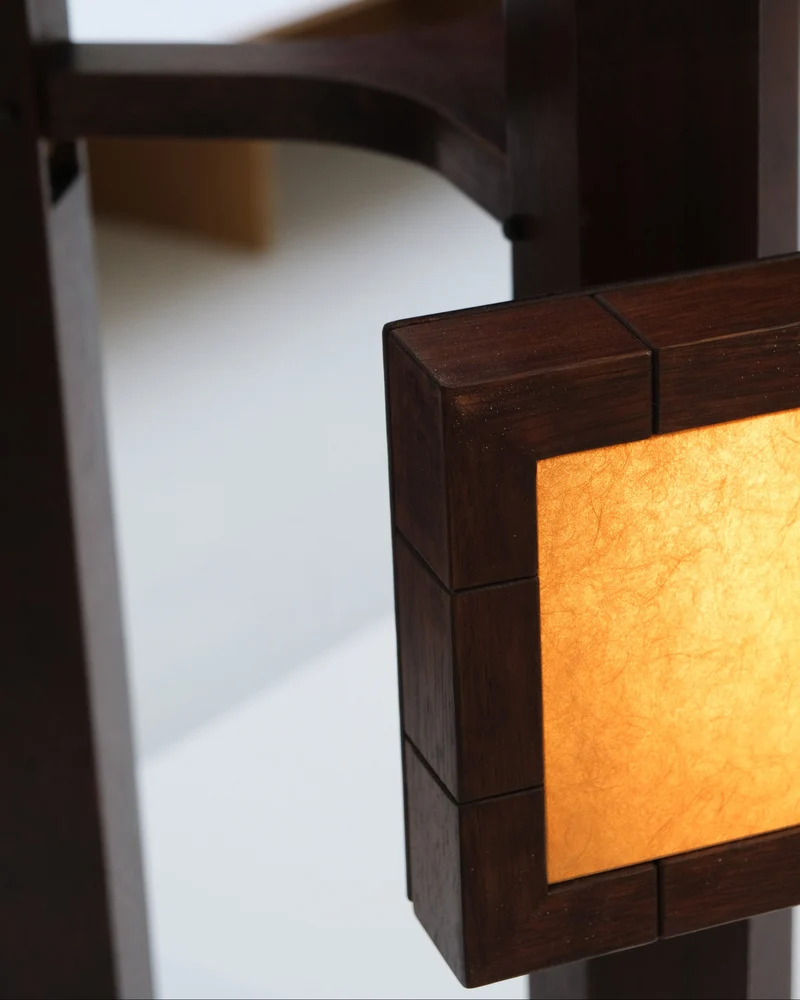 Antenna Totem Glass Floor Lamp