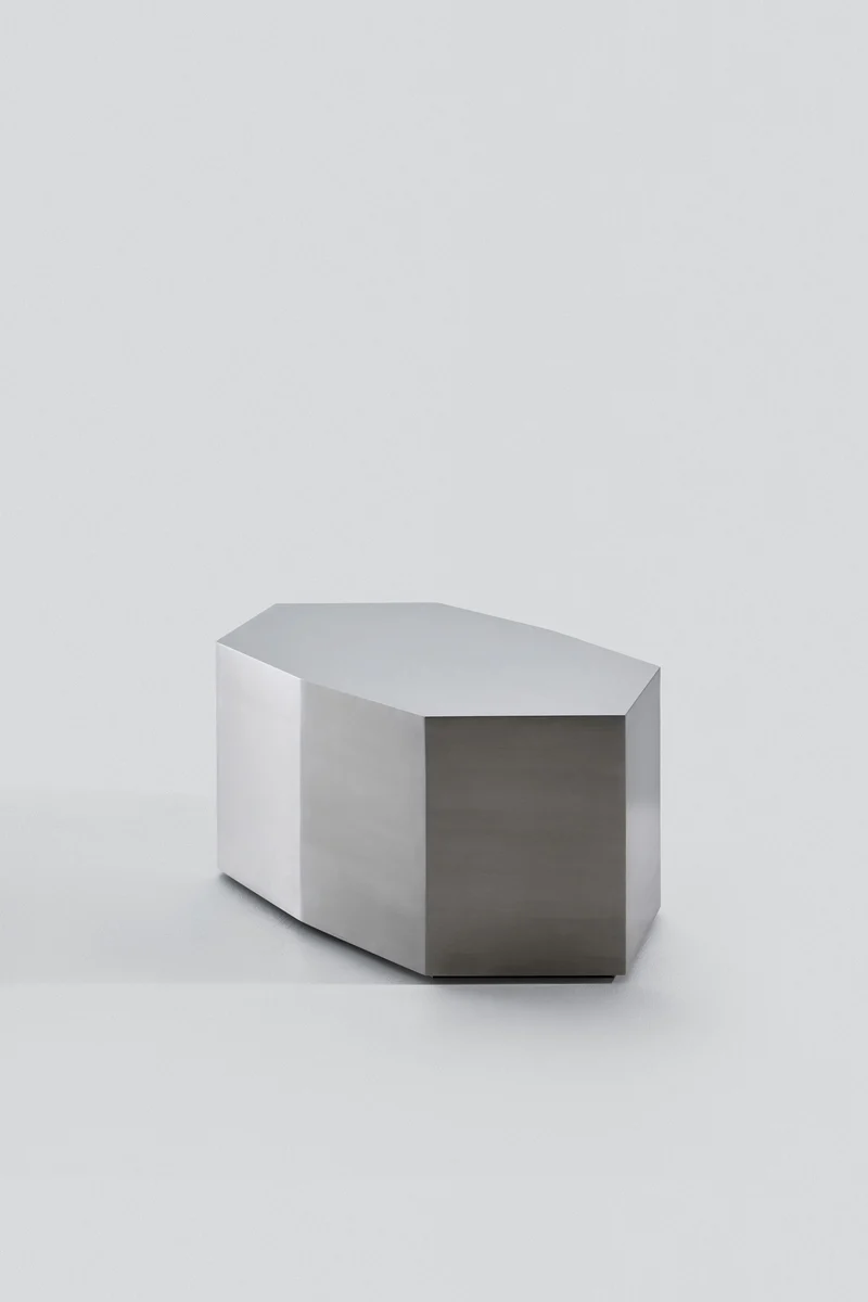 'Ame III' Steel Coffee Table