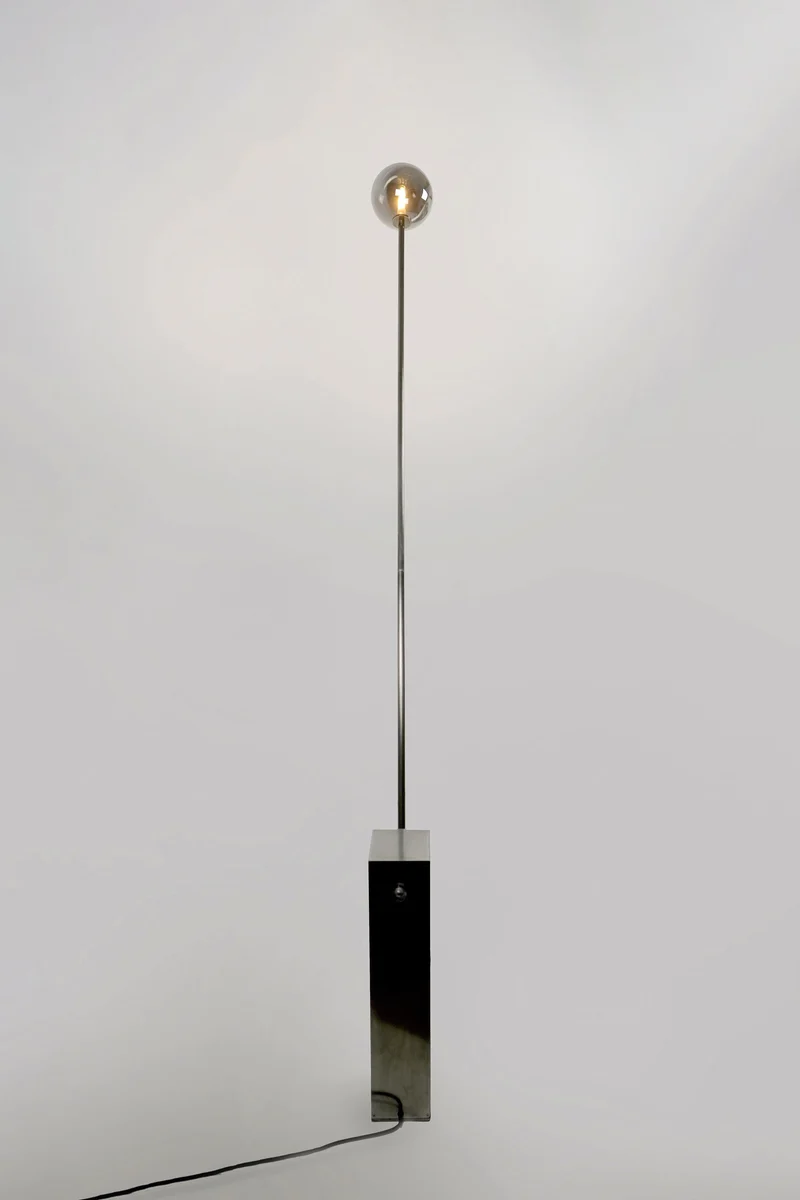 'Oblique Glow' Steel Floor Lamp