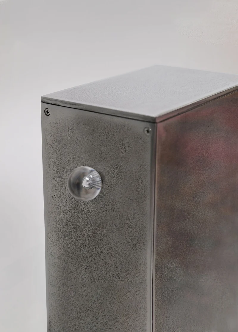 'Oblique Glow' Steel Floor Lamp