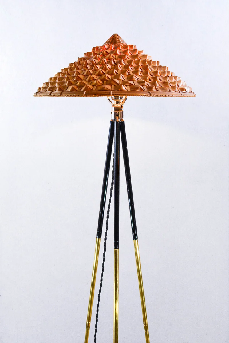 'Horst' Tripod Brass Floor Lamp