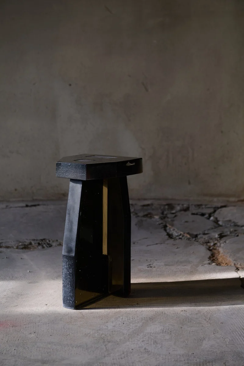'Vera' Glass Side Table