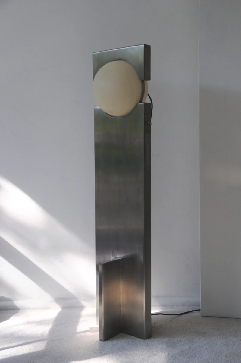 Hero Lamp, Postmodern Stainless Steel Floor Lamp