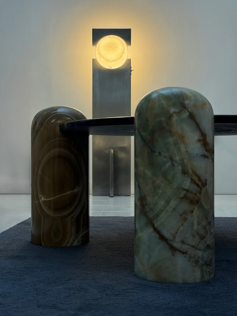 Hero Lamp, Postmodern Stainless Steel Floor Lamp
