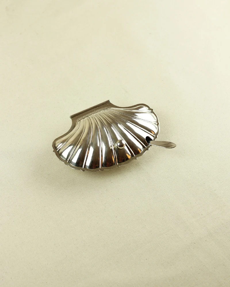Silver Shell-shaped Butter Dish