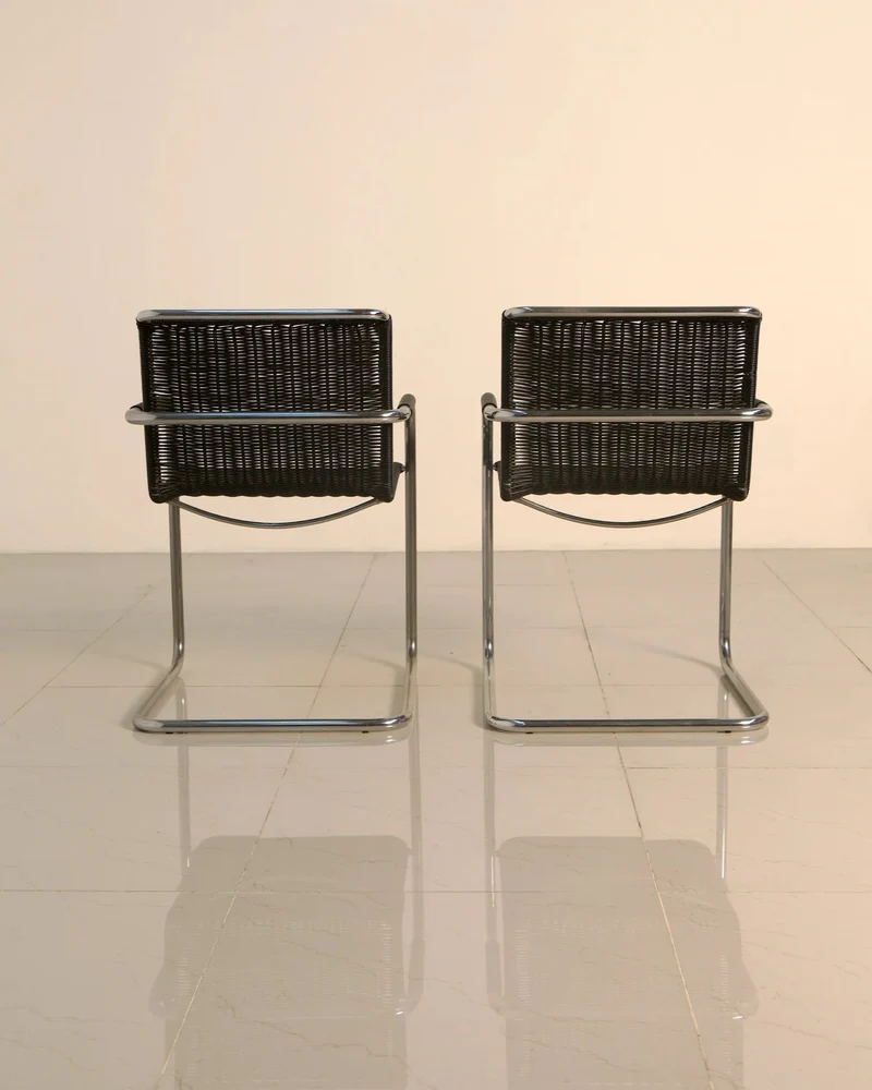 Set of 4 Chair "D41" by Jean Prouvé for Tecta 80's