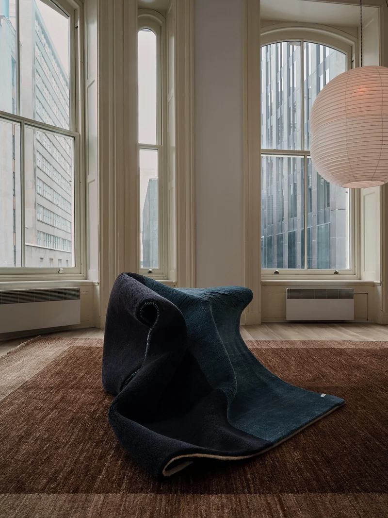 Gabbeh Rug in Cobalt 119 x 177 cm