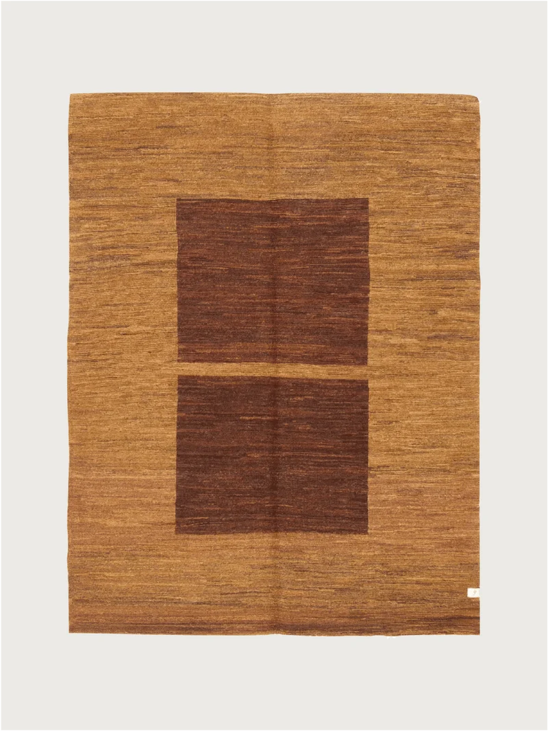 Flatweave Rug in Goldenrod 152 x 193 cm