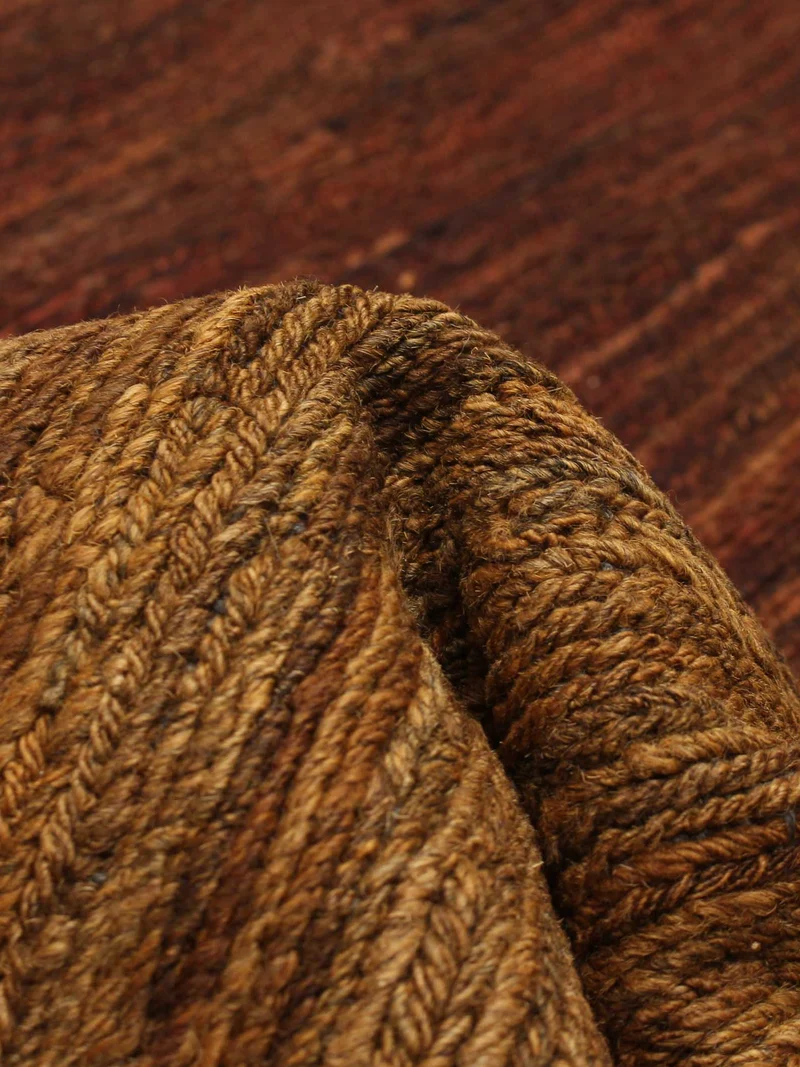Flatweave Rug in Goldenrod 152 x 193 cm