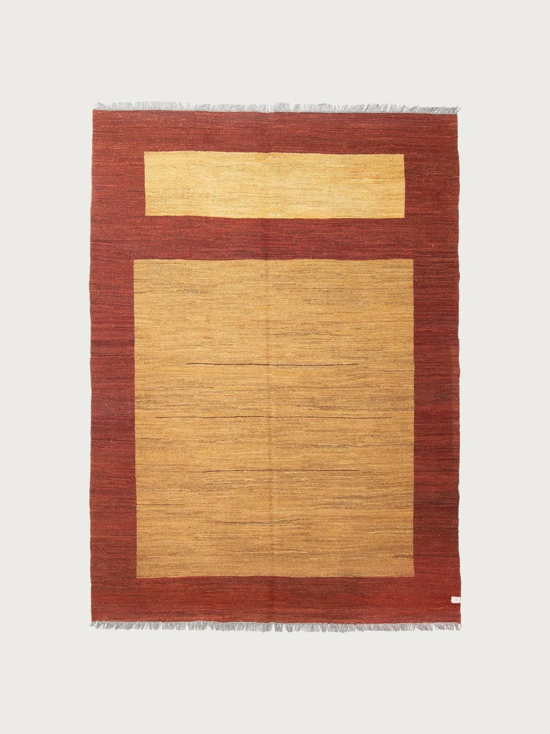 Flatweave Rug in Brick 173 x 240 cm