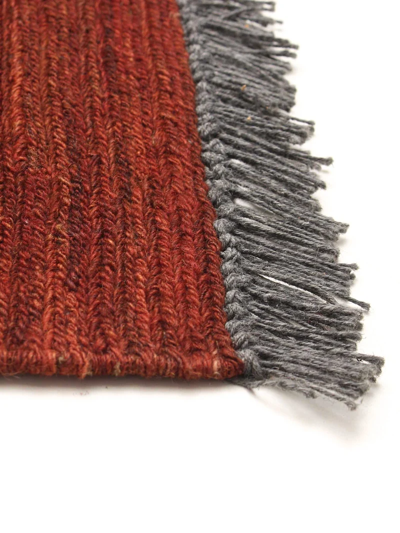 Flatweave Rug in Brick 173 x 240 cm