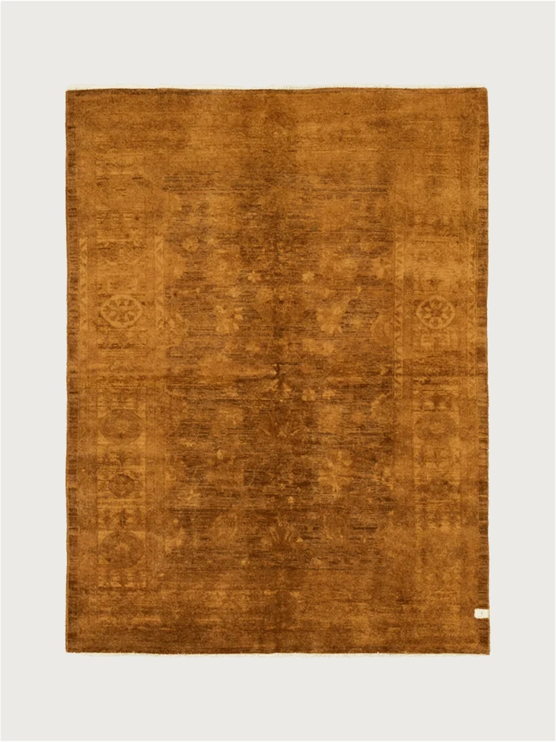 Overdyed Rug in Safron 193 x 261 cm