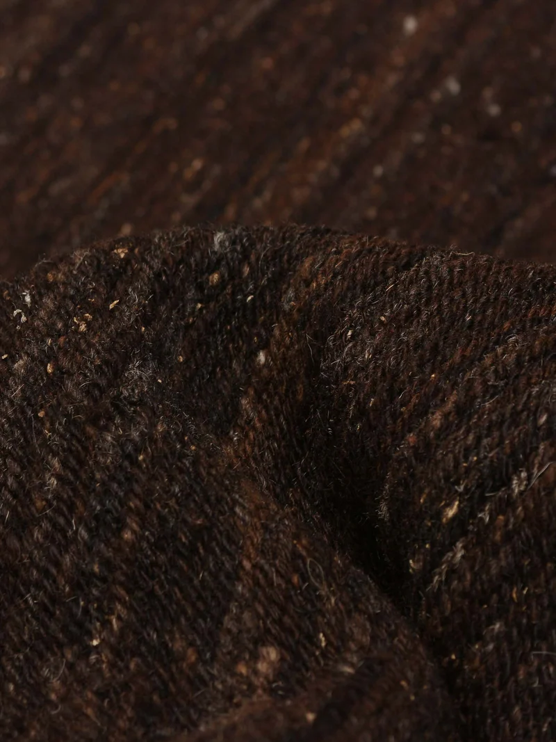 Flatweave Rug in Walnut 244 x 292 cm