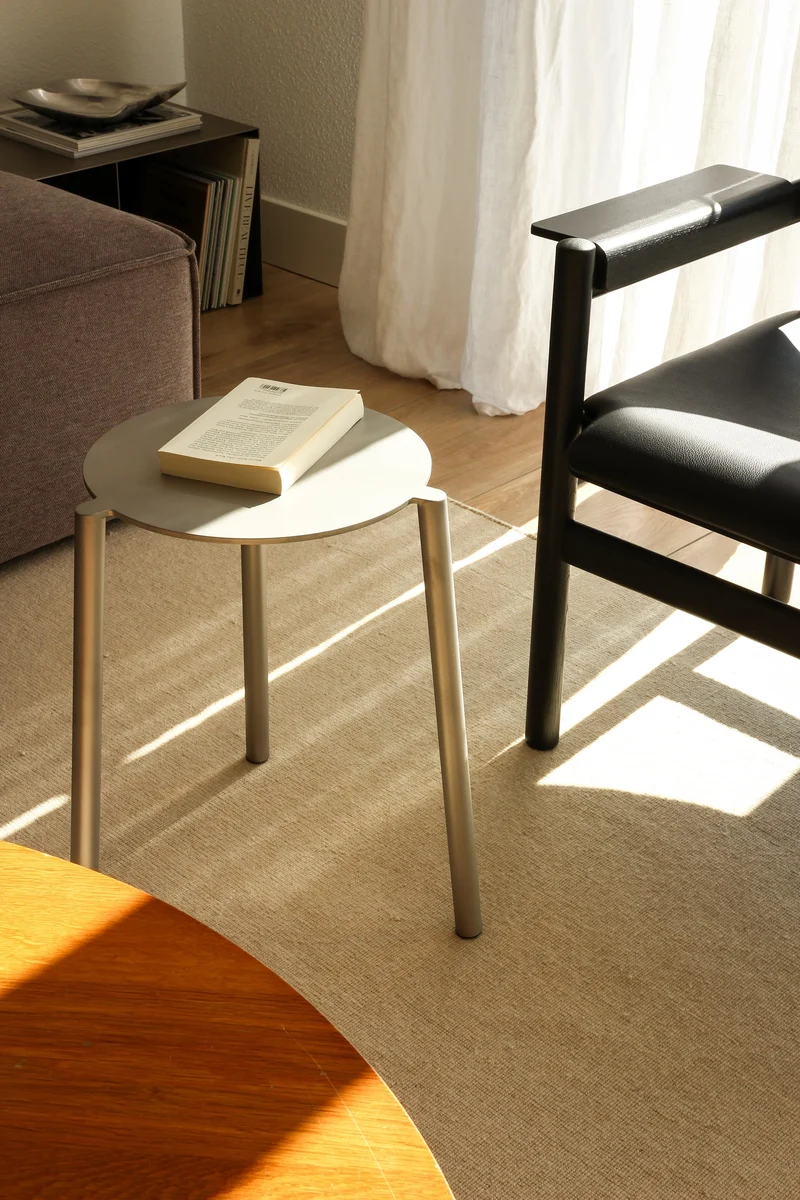 Stool - Isla x Paul Delrez - Stainless Steel