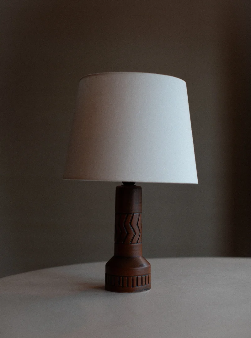 Vintage Stoneware Table Lamp