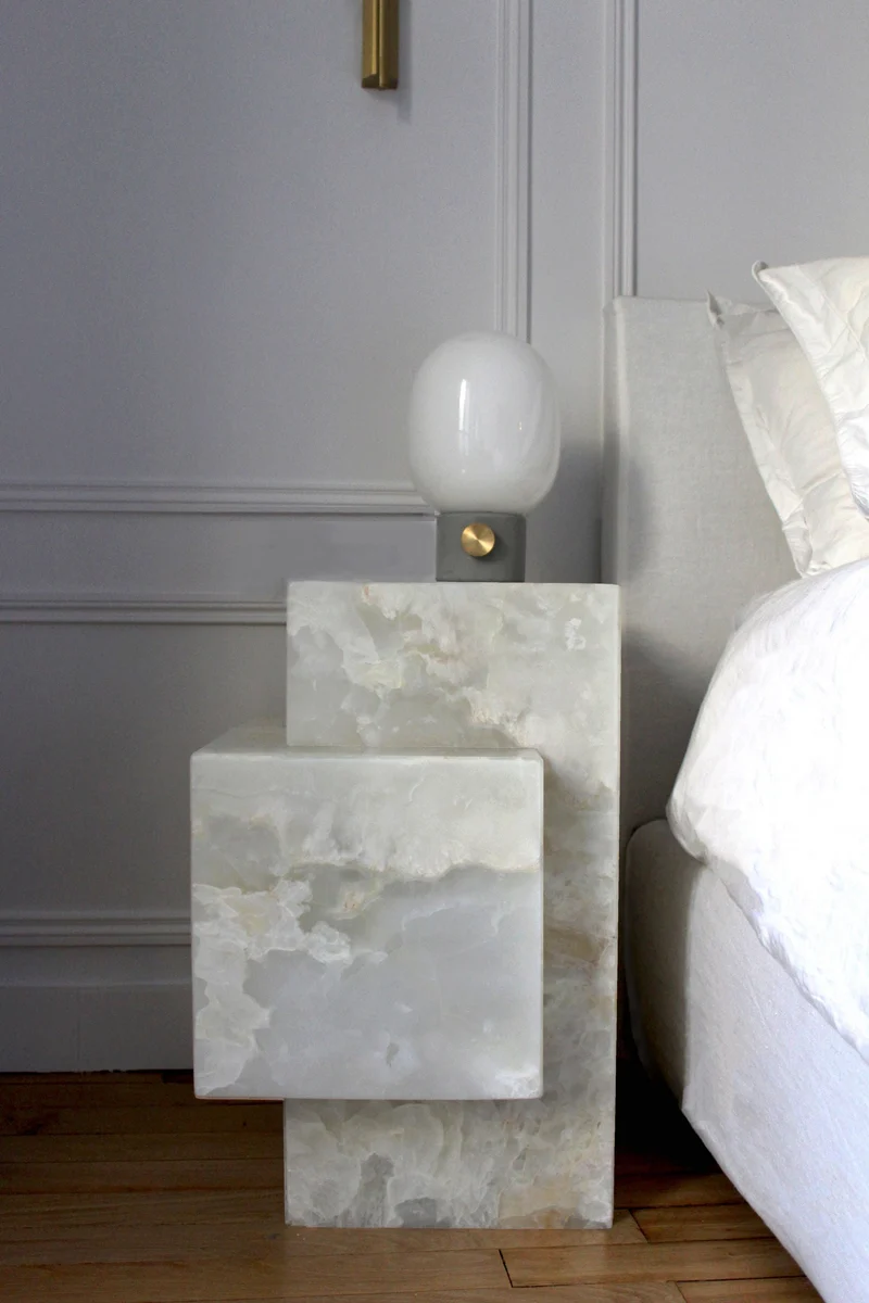 Ella White Onyx - Marble Coffee Table