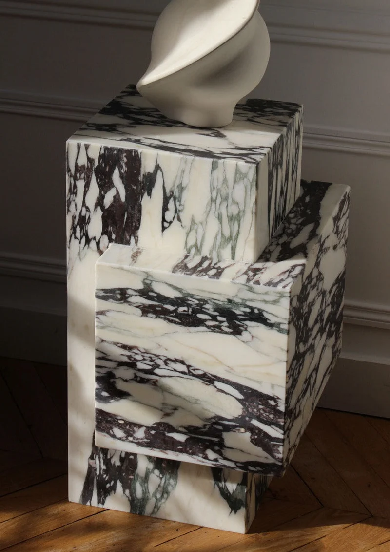 Ella Calacatta Viola Marble Table