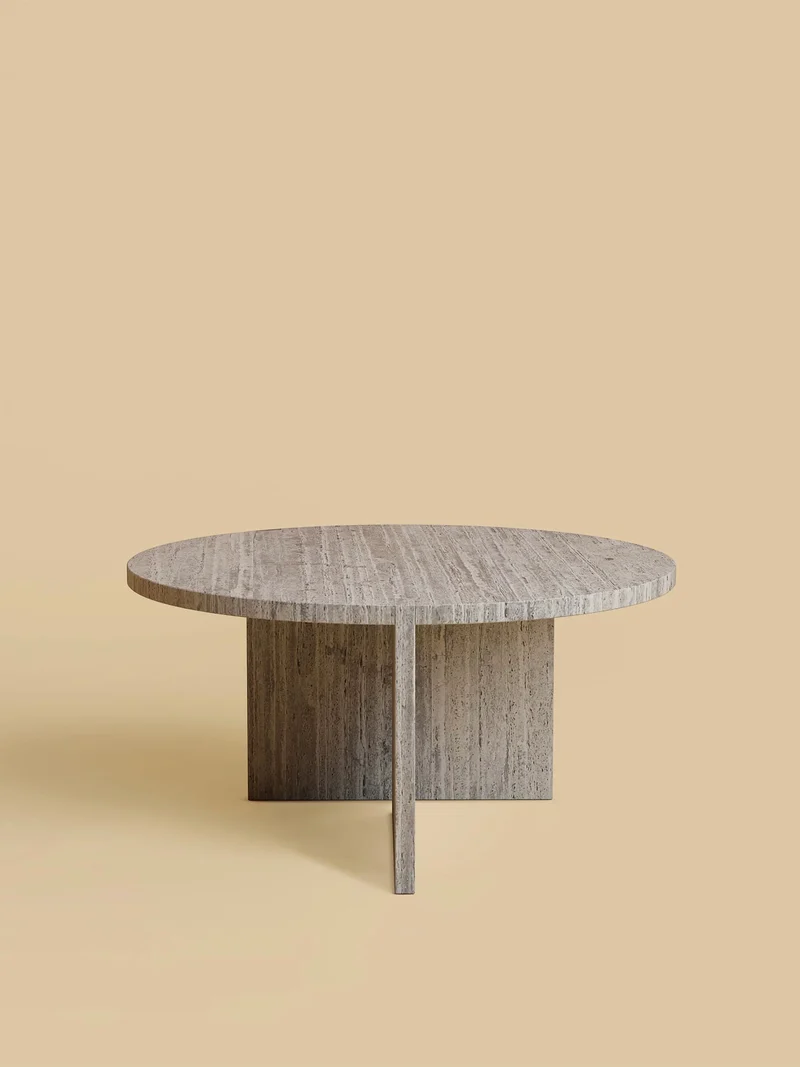 Round Marble Coffee Table - HASHI Series