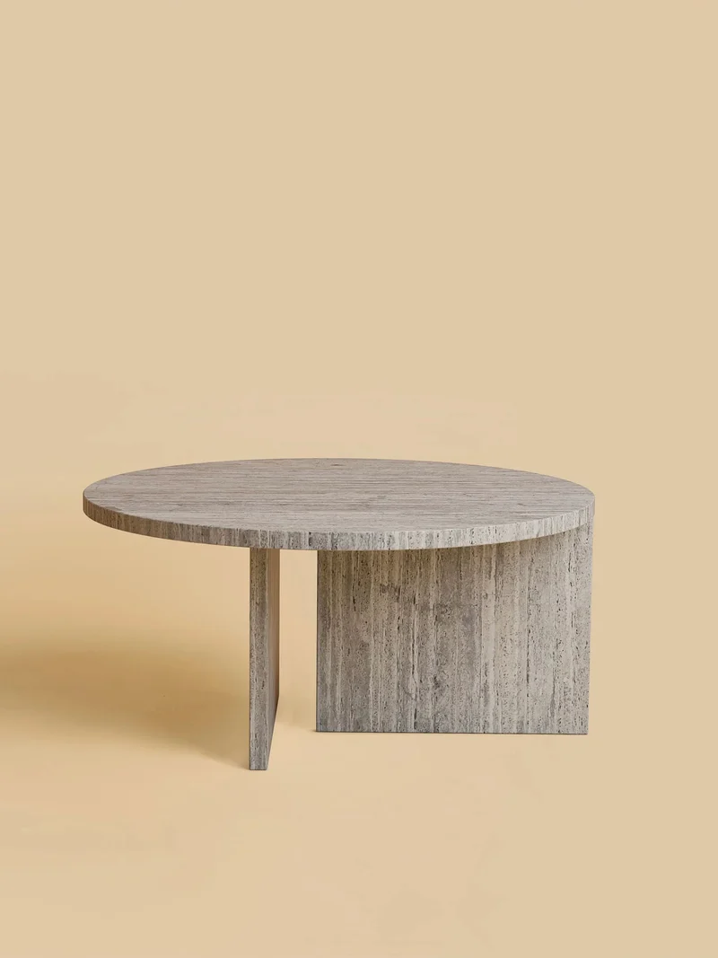 Round Marble Coffee Table - HASHI Series