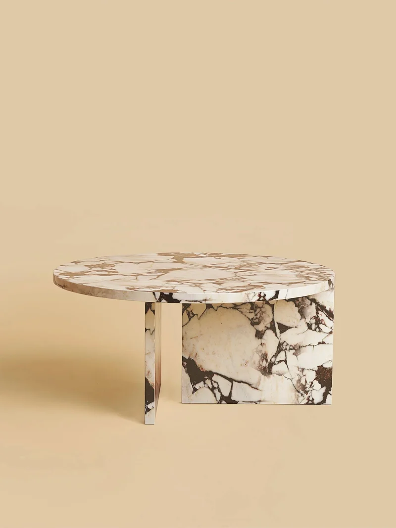 Round Marble Coffee Table - HASHI Series
