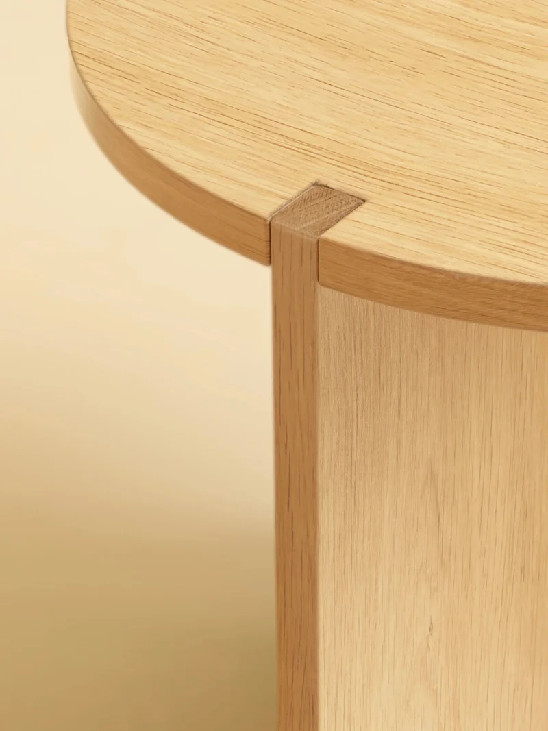 Solid Oak Side Table - KUME Series