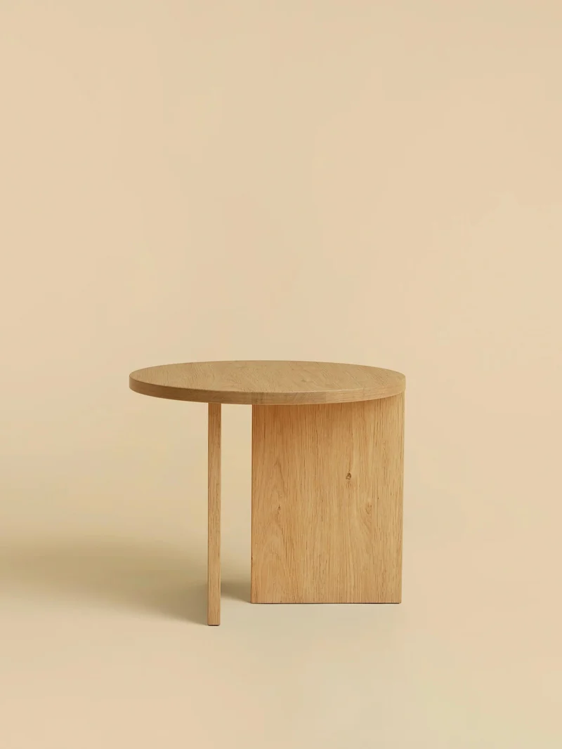 Solid Oak Side Table - KUME Series