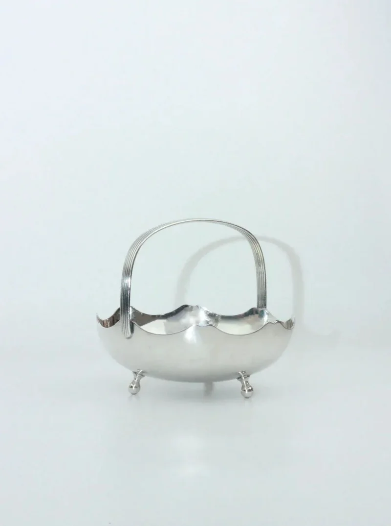 Silver Vintage Basket