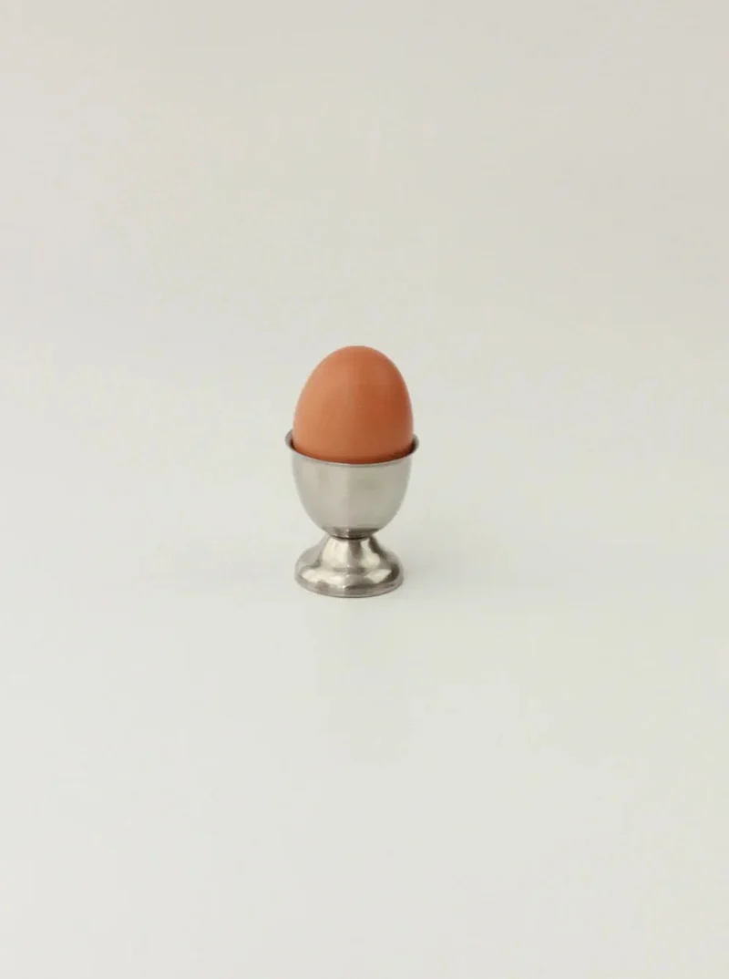 Set of Six Stainless Steel Egg Cups