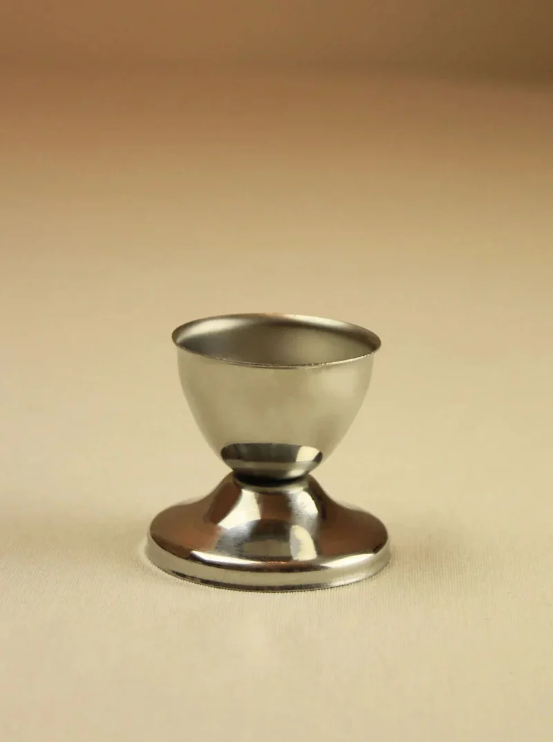 Set of Six Stainless Steel Egg Cups