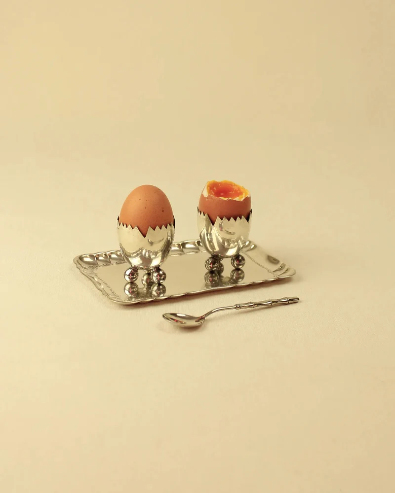 Alpaca Silver Egg Cups