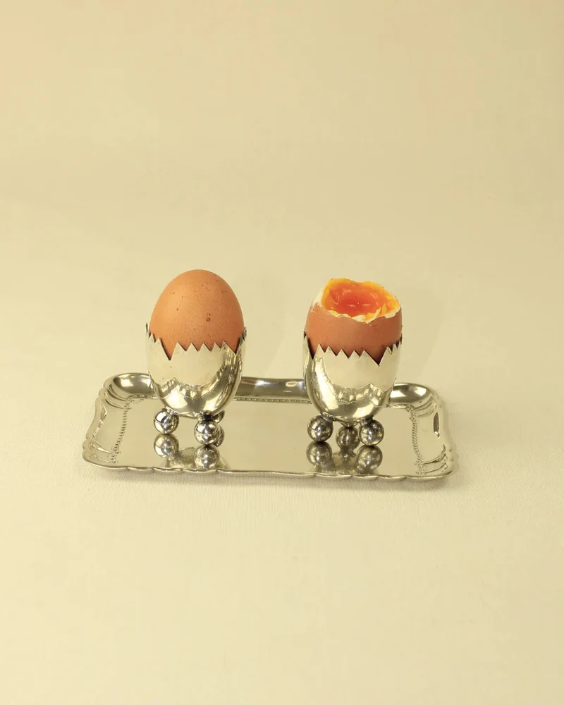 Alpaca Silver Egg Cups