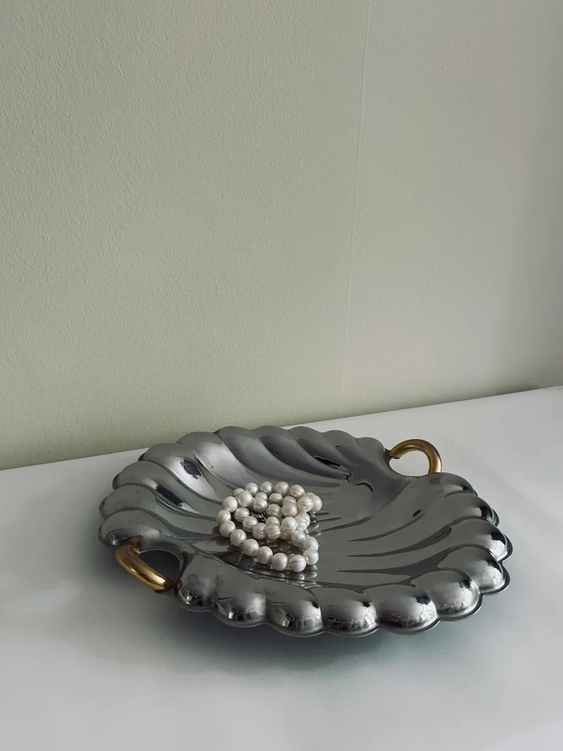 Italian Stainless Steel Shell Tray