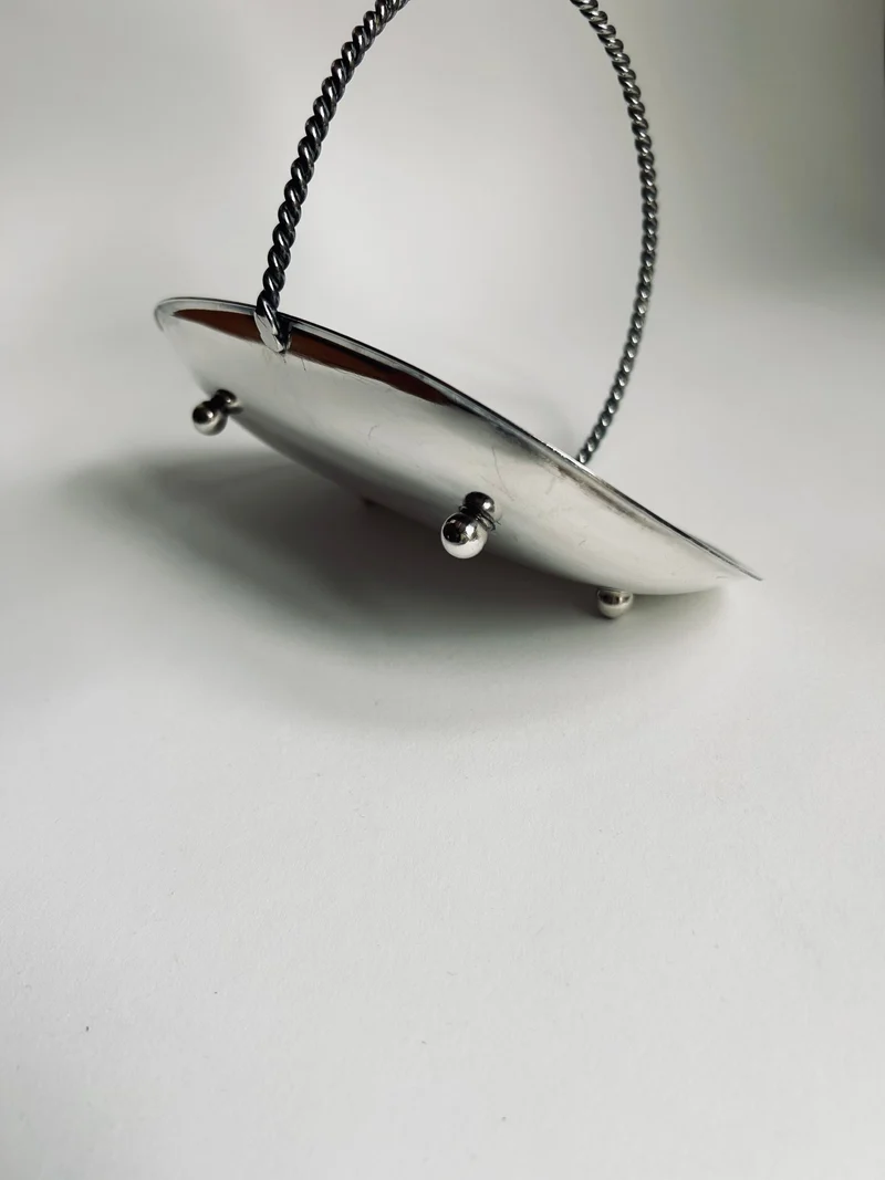 Art Deco Silver Plated Basket