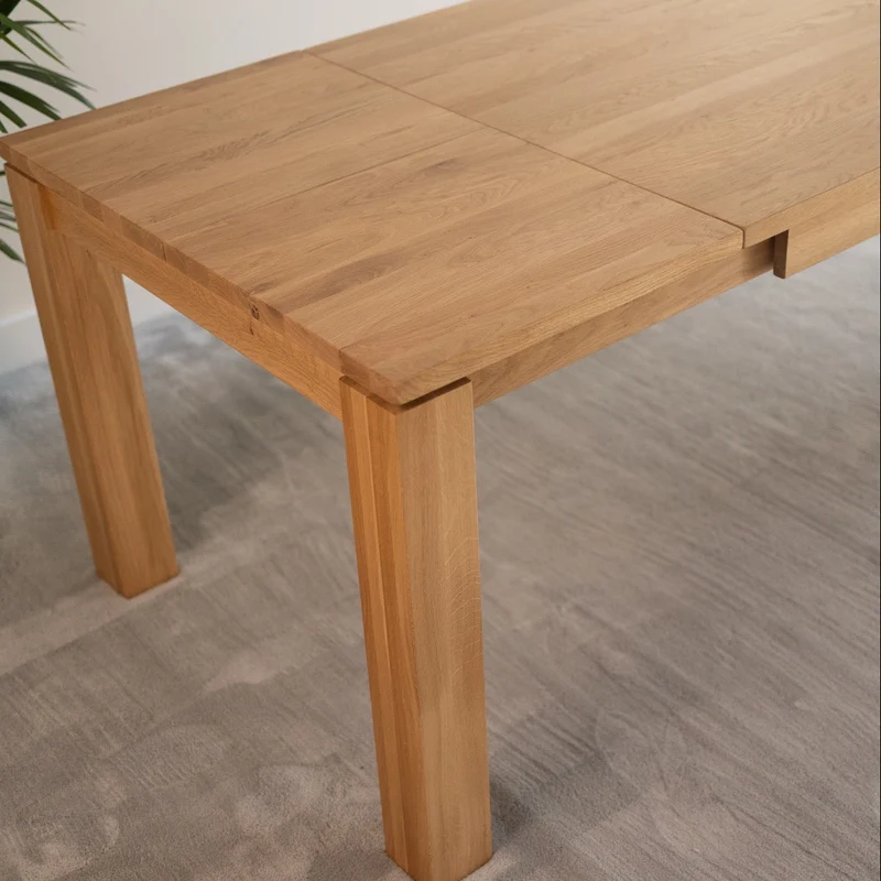 Table de salle à manger à rallonges en chêne massif LUX 2020 | VESKOR