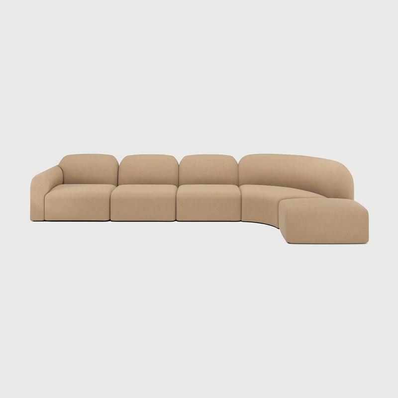 Ethnicraft Modular Canapé - Bulky (Préréglage 6)