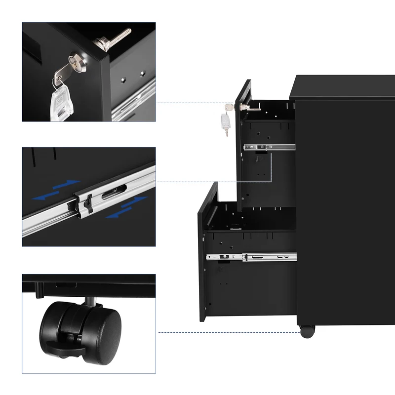 Caisson de rangement pour bureau - Scuro